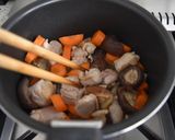 高野豆腐の炊き合わせ（煮物）作り方3写真