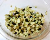 茄子のレモン醤油そぼろ作り方1写真