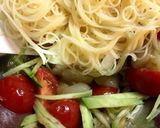 ホタテの冷スパゲッティ柚子胡椒仕立て作り方4写真
