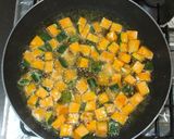 水煮大豆と夏野菜の炒め物♪南瓜＋トマト作り方7写真