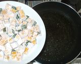 水煮大豆と夏野菜の炒め物♪南瓜＋トマト作り方6写真