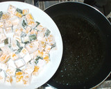 水煮大豆と夏野菜の炒め物♪南瓜＋トマト作り方6写真
