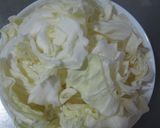 キャベツとツナの混ぜうどん作り方1写真