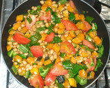 水煮大豆と夏野菜の炒め物♪南瓜＋トマト作り方12写真