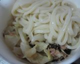 キャベツとツナの混ぜうどん作り方5写真