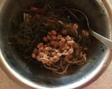 納豆と刻み昆布のちょっぴり甘い蕎麦作り方2写真