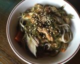 納豆と刻み昆布のちょっぴり甘い蕎麦作り方3写真