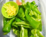 ししとうとミンチの甘辛炒め♪作り方1写真