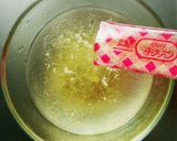 ビール風ゼリー(アップルタイザーゼリー)作り方1写真