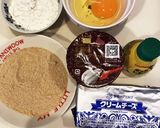 濃厚♡大人好みな抹茶ベイクドチーズケーキ作り方1写真