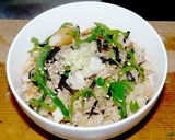 鯵の干物 (アジのひらき) 炊込みご飯作り方11写真