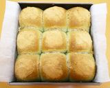 よもぎ粒あん★ちぎりパン~きな粉がけ~作り方16写真