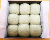 よもぎ粒あん★ちぎりパン~きな粉がけ~作り方12写真