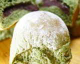 よもぎ粒あん★ちぎりパン~きな粉がけ~作り方18写真