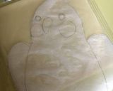 食パンアート★我が家のオカメインコ作り方4写真