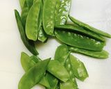 絹さやとごぼう天でサッと煮作り方1写真