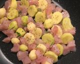 超簡単♪鶏胸とポテトのローズマリー焼き作り方2写真