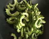 ゴーヤとじゃこの生姜焼き作り方1写真