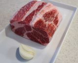 ローストポーク丼（ブルーベリーソース）作り方1写真