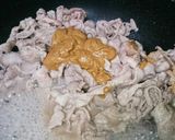 豚肉とにんにくの芽のピーナッツ味噌炒め♥作り方3写真