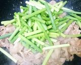 豚肉とにんにくの芽のピーナッツ味噌炒め♥作り方5写真