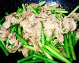 豚肉とにんにくの芽のピーナッツ味噌炒め♥作り方6写真