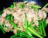 豚肉とにんにくの芽のピーナッツ味噌炒め♥作り方6写真