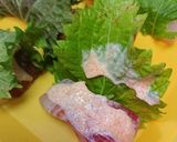 大葉明マヨはさみ揚げ♪作り方1写真