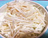簡単！キャベツとえのきのゆかり和え作り方1写真