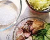 レモングラスで爽やかチキンのくずきり冷麺作り方5写真