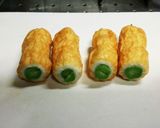 ちくわにin☆オクラチーズ作り方4写真