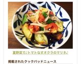 夏野菜で♪トマトなすオクラのマリネ♪作り方7写真
