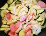 簡単！ズッキーニと玉ねぎの醤油マヨ炒め作り方8写真