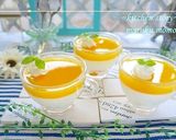 大人なオレンジゼリー✕濃厚ミルクプリン作り方10写真
