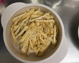 キャベツと油揚げの八方だし炒め作り方2写真