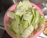 キャベツと油揚げの八方だし炒め作り方3写真