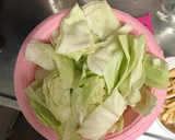 キャベツと油揚げの八方だし炒め作り方3写真