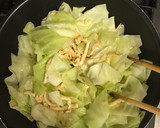 キャベツと油揚げの八方だし炒め作り方7写真