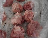 米粉のとろみ♪こま切れ肉で柔らか酢豚作り方4写真