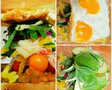 ボリュームサンドイッチお弁当☀︎沼サンド作り方4写真