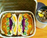 ボリュームサンドイッチお弁当☀︎沼サンド作り方6写真