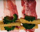ゴーヤ油揚げの肉巻き♪作り方1写真