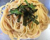 簡単、節約!明太子パスタ作り方5写真