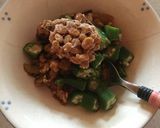 納豆おくらのキーマカレー作り方2写真
