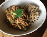 納豆おくらのキーマカレー作り方3写真