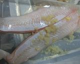 カレイの天ぷら　冷やしきしめん　温玉入り作り方3写真