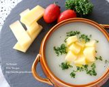 大根の冷製スープ コンテチーズ添え作り方6写真