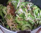 夏痩せ知らず....えのきとゴーヤの佃煮作り方6写真