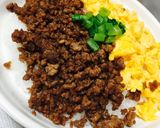 がっつり合挽きそぼろ丼！ランチお弁当に◎作り方5写真