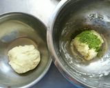 プレーンと抹茶のチョコチップスコーン作り方3写真